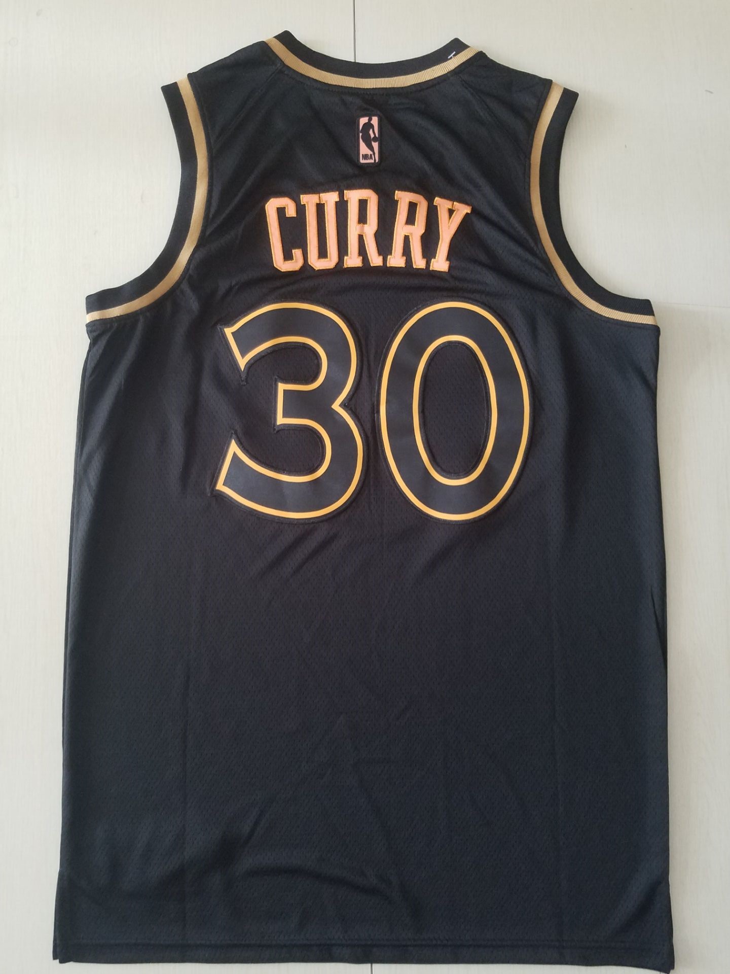 Youth Golden State Warriors 30 Curry black golden limited NBA Nike Jerseys